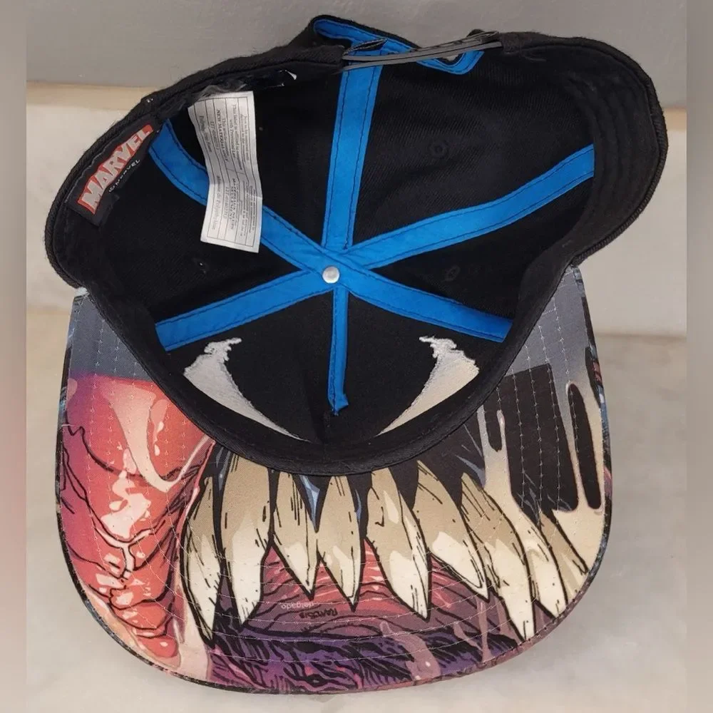 Marvel Bioworld Sublimated Venom Face Snapback Baseball Cap